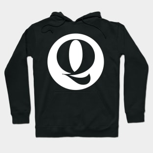 Q (Letter Initial Monogram) Hoodie